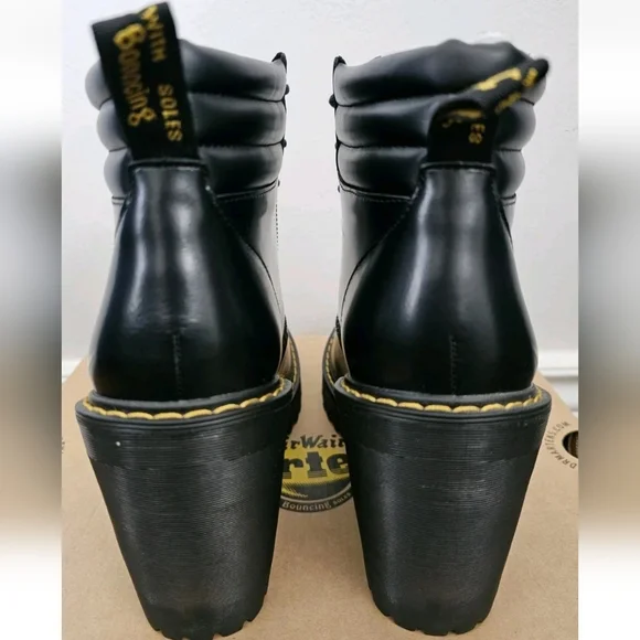 DR. MARTENS Persephone Boots BLACK BUTTERO - Picture 7 of 11